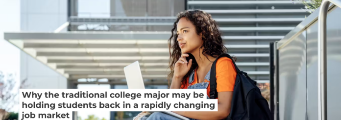 Rethinking the college major could help colleges better understand what employers and students need. Westend61/Getty Images